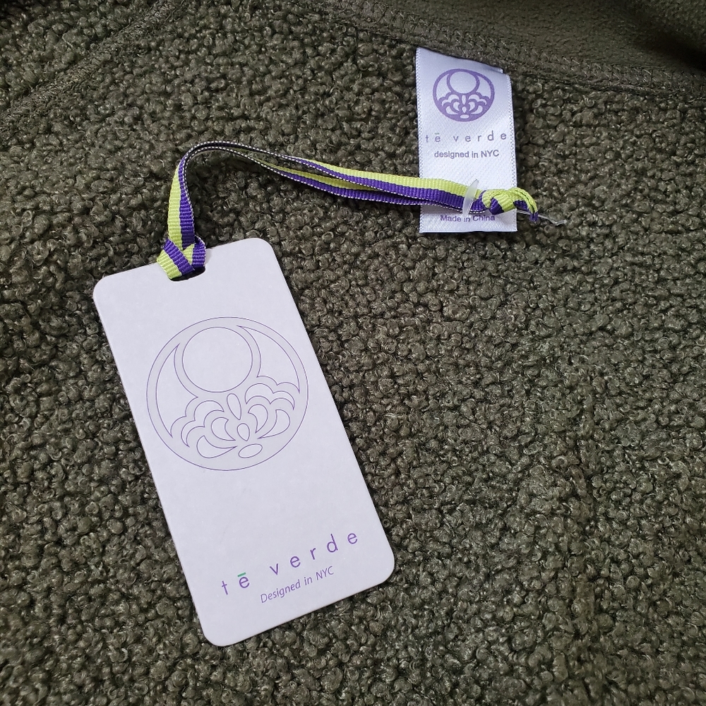Te Verde Jacket Size L Fleece - Picture 10 of 14